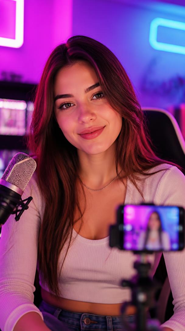 PEEKA LIVE host Riya streaming live
